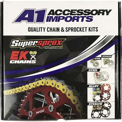 Kawasaki EX400 Ninja 400 2018-2023 Supersprox Chain & Sprocket Kit 14t/41t Steel - Picture 1 of 5