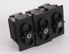 (Lot of 3) Carling Technologies V Series Rocker Switch DPDT VLD1 2224R 20A 12VDC