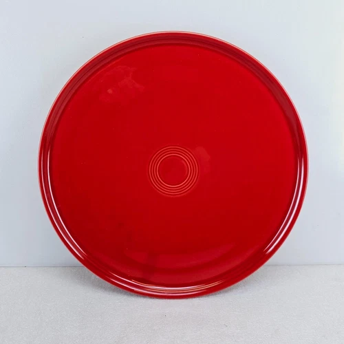 PIZZA TRAY PLATE scarlet red FIESTAWARE FIESTA 12" NEW
