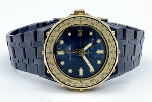 Vintage Breitling tabarly 80770 швейцарский кварцевый черное издание часы с  датой | eBay
