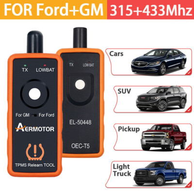 EL-50448 TPMS Relearn Tool Auto Tire Pressure Monitor Reset For GM For Ford