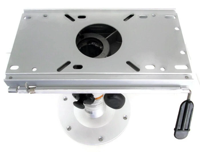 Pedestal de asiento de barco de aluminio ajustable Sport Master mate asequible 9"-11" Foto 3 de 4