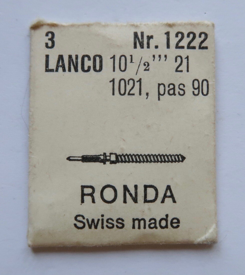 Tige De Remplacement Pour Mouvement De Montre - Compatible Lorsa 8B, 8F, 83G Et Ronda 1698 - Neuf