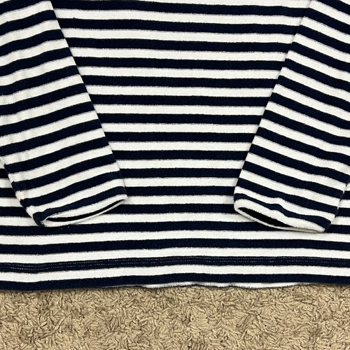 Vineyard Vines gestreiftes Frottee Relaxed Shep Shirt Damen Gr. Small blau weiß - Bild 6 von 8