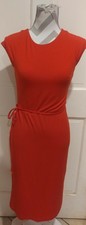 NWT Ann Taylor Loft Red sheath Dress Cap Sleeves Size 0