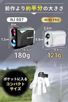 NINJOR GOLF Golf Laser Rangefinder NJ MINI Series Compact NINJOR GOLF Golf Laser Rangefinder NJ MINI Series Compact