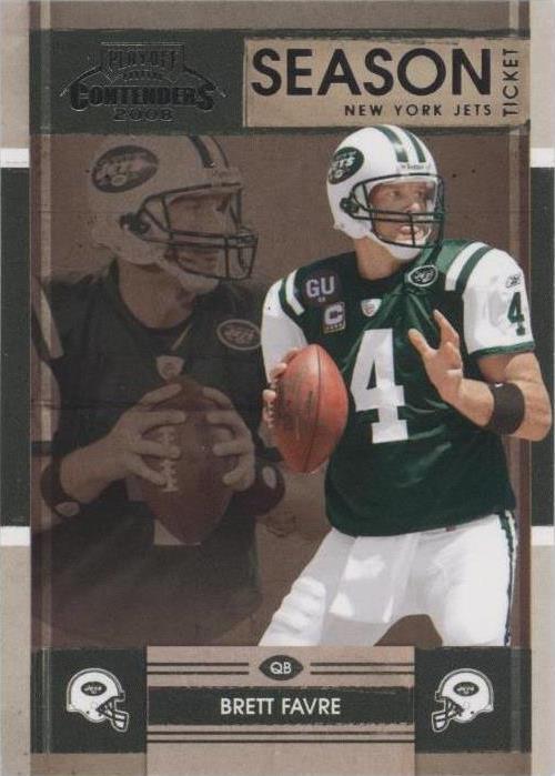 2008 Playoff Contenders Brett Favre #67 - 1 of 2
