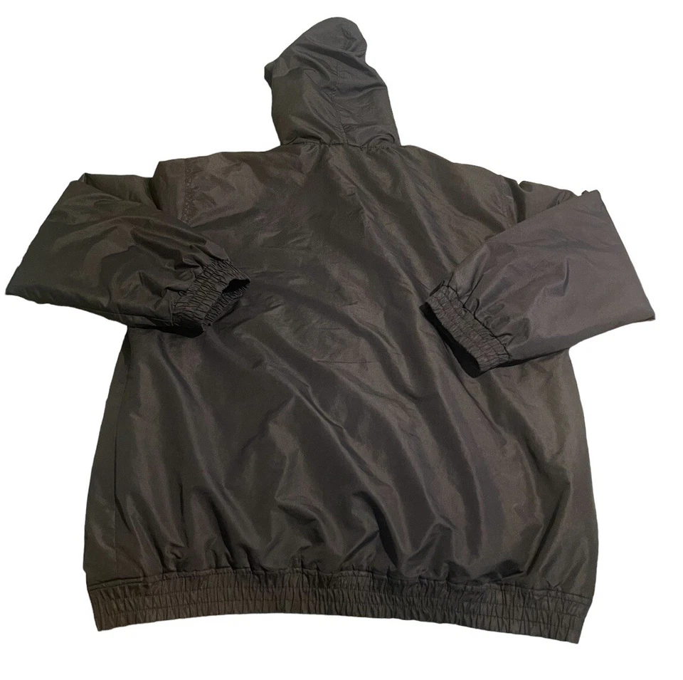 BB Dakota Jacket Women 2X Black Full Zip Hooded Coat Heavyweight Solid Casual - Image 2 of 4