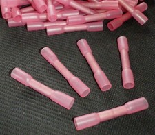 25 PACK - 22 - 10 Awg Premium Heat Shrink Butt Splice connector Marine use