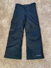 Columbia Omni-Heat Bugaboo Youth Snow Pants Black Size L 14/16 Adjustable Waist
