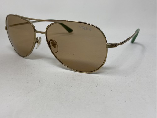 VOGUE AVIATOR SUNGLASSES VO 3446-S 848/5A 58/14/135 GOLD W/ BROWN LENS KW00 - Picture 4 of 12