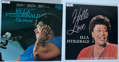 Rare Ella Fitzgerald Hello Love MOIR 124 Vinyl LP x 2 Sings Cole Porter mfp