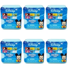 Disney Squish 'Ums Series 1 Squishy Characters - Lot of 6 Sealed Blind Cubes