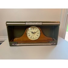 Savannah Row Solid Wood Mantel Clock with Pre...