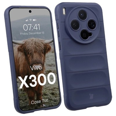 Handyhülle für Vivo X300 Bizon Case Cover Etui Hülle Dunkelblau