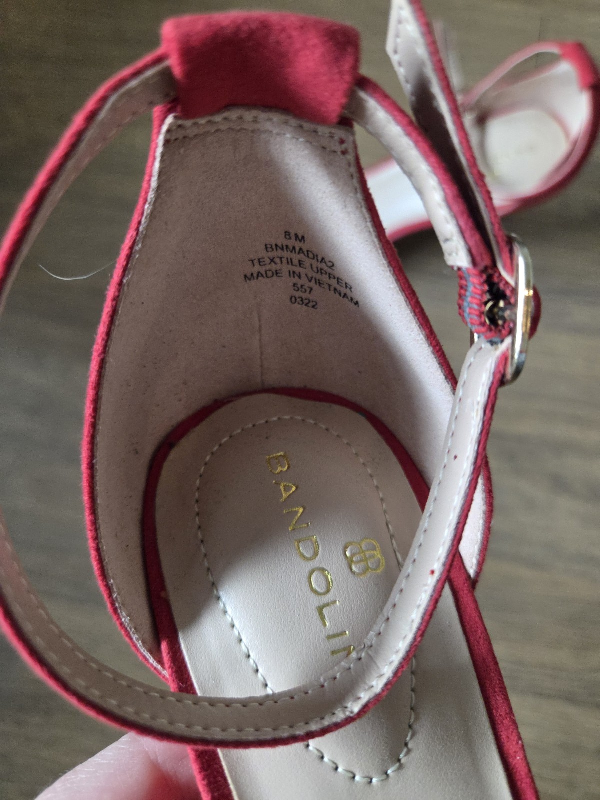 Bandolino Sandals Red Size 8 - image 3