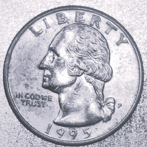 1995-P Washington Quarter — photo from the most recent tracked eBay sale