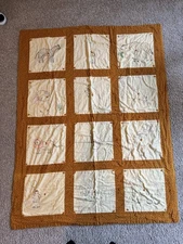 Funky 70s Animals Patchwork Embroidery 1970s Kitsch Country Artsy Boho READ