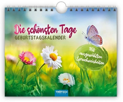 TRÖTSCH VERLAG GMBH Trötsch Geburtstagskalender Die schönsten Tage Geburtstagskalender mit...