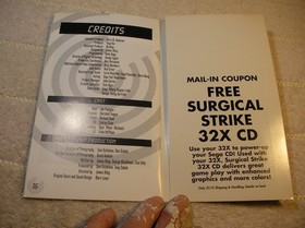 surgical strike sega cd cib