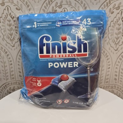 (3) Finish Powerball Automatic Dishwasher Detergent ( 43 ct each) 129 tabs total