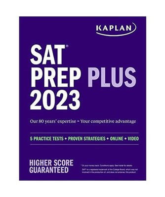 SAT Prep Plus 2023: Includes 5 Full Length Practice Tests, 1500+ Practice Questi