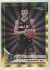 2019 Panini Donruss Rated Rookie Holo Green & Yellow Laser Tyler Herro #212 03fc