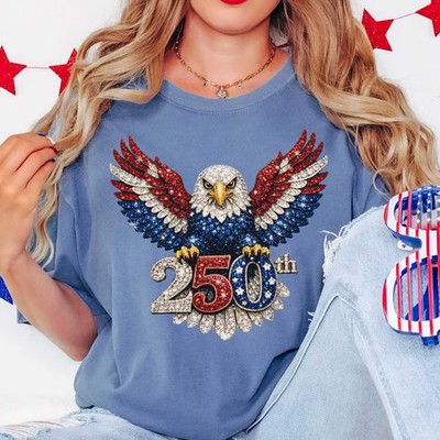 USA 250th Anniversary Shirt, Eagle Patriotic Shirt, 4th ofJuly