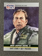 1990 Pro Set Bart Starr MVP Super Bowl II #2