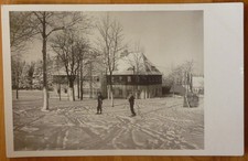 AK Schullandheim Jöhstadt 1932 Winter Erzgebirge Gymnasium Annaberg nach Bautzen