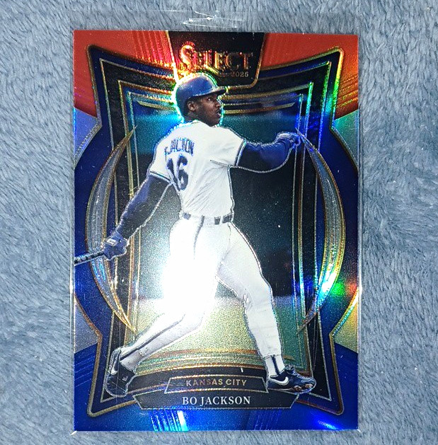 Panini 2025 Select Baseball Concourse Bo Jackson #13-RWB Prizm /399
