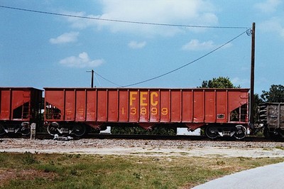 FEC Hopper 13899 at New Smyrna Beach, FL Jun 7 1987 5 x 7 Photo