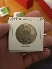 US Walking Liberty Half Dollars Silver Coins (5 Sold Together)