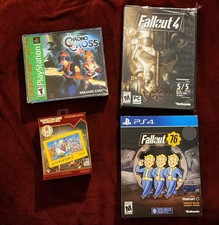 Sealed Games: Chrono Cross, Super Mario Bros GBA, Fallout 4 & 76 - READ!!