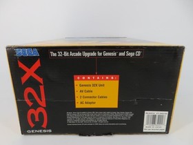 NEW ~ Sega Genesis 32X Black Add on Console Bundle in Retail Box MK-84000 ~ NIB