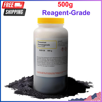 Innovating Science Potassium Permanganate Powder, 500g - Reagent-Grade, Crystal