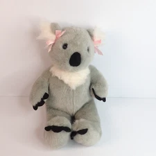 Build A Bear Koala Plush Stuffed Animal 15" with Pink Bows