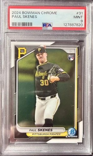 2024 Bowman Chrome Paul Skenes Rookie PSA 9 🔥