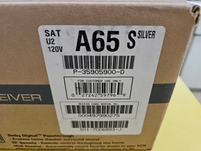 WORKING! SONY SAT-A65 SILVER - DIRECTV SATELLITE RECEIVER