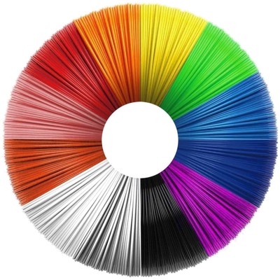 3D Stift Filament PLA 1.75 mm 12 Farben 36 Meter Nachfüllungen für 3D Drucker