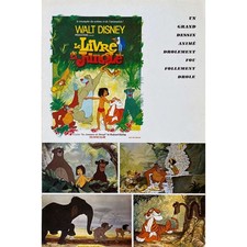 THE JUNGLE BOOK Herald  - 7x9 in. - 1967/R1979 - Walt Disney, Louis Prima