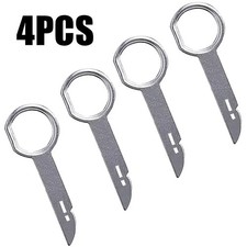 4-Piece Car Radio Removal Tool Set   Stereo Release Trim Pry Keys