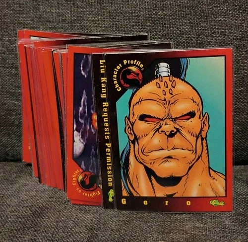 Mortal Kombat 1992  Lot Of Cards Trading Card Game