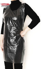 Disposable Aprons 50 Count Waterproof Plastic Apron for Painting, Cooking, Hou