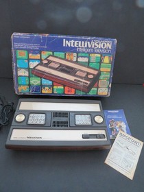 INTELLIVISION MATTEL  Console Vintage + 6 Complete Games w/Manuals Overlays