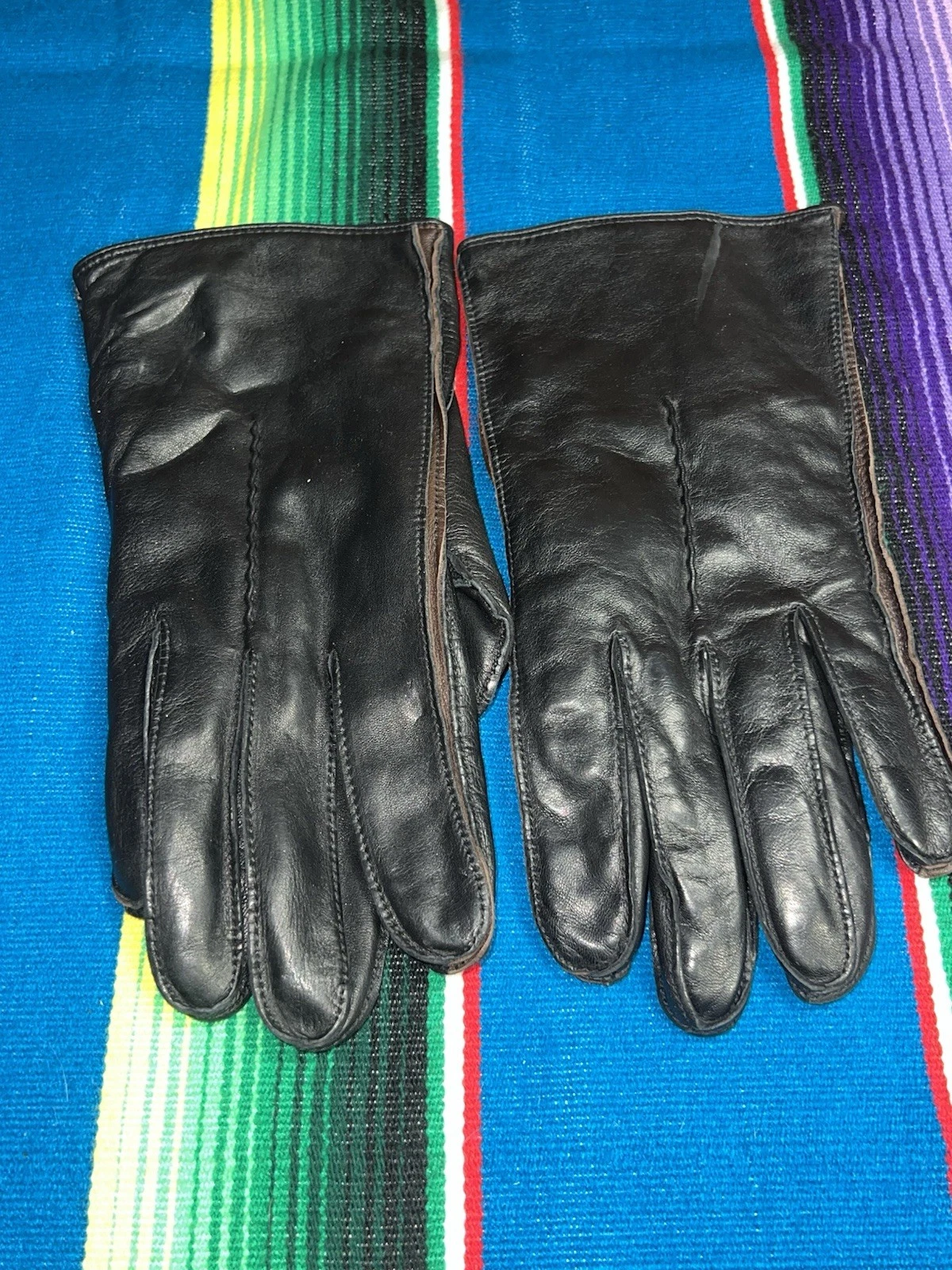 Men's Kenneth Cole New York Leather Gloves, Large, Black*
