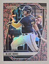 2025 Panini Prizm Baseball Blake Burke Snake Skin Prizm #18