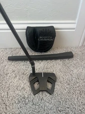 Scotty Cameron LMTD Phantom Black 9.2R RH 34” Putter Black Steel Shaft Used