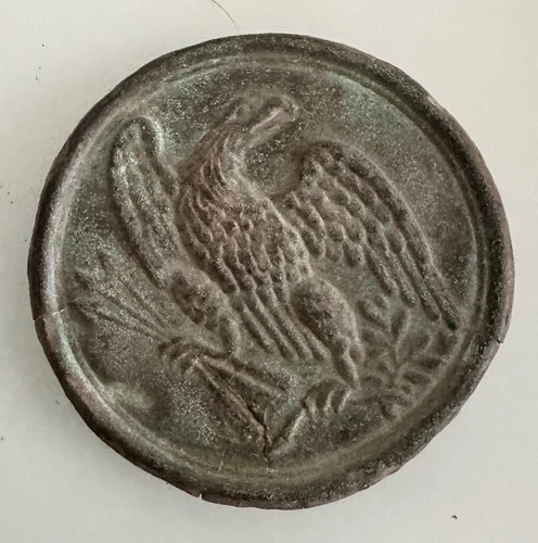 Antique Original Union Soldier Civil War Eagle Breastplate Shoulder Buckle