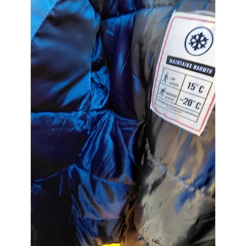 Canada Weathergear Mens Gray Heavy Winter Parka Jacket Faux Fur Hood XL image 9